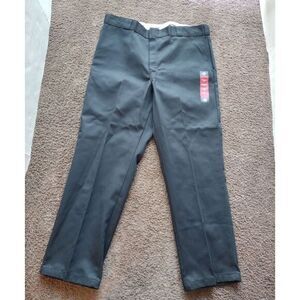 Nwt Dickies 874 Original Fit Men 40x32 Black Canvass Work Pants Heavy‎ Duty